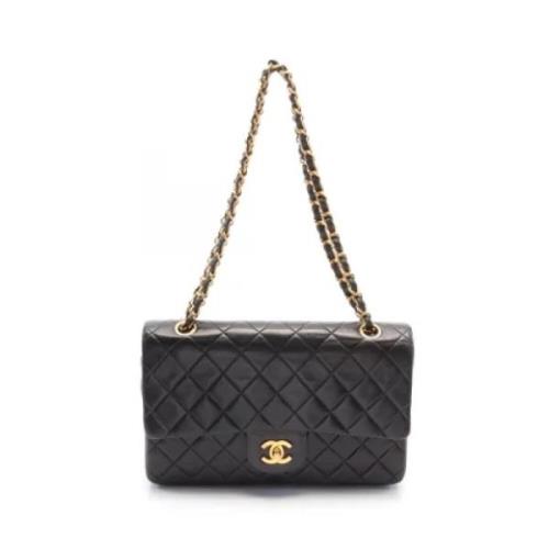 Chanel Vintage Pre-owned Laeder axelremsvskor Black, Dam