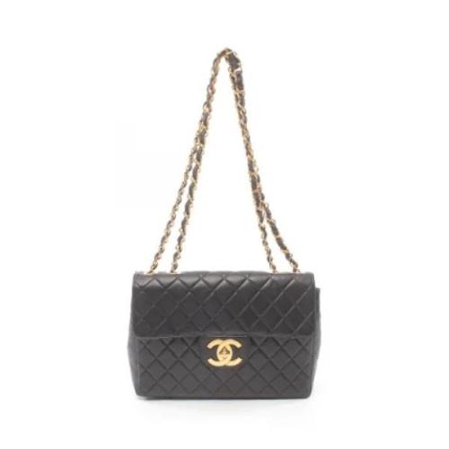 Chanel Vintage Pre-owned Laeder axelremsvskor Black, Dam