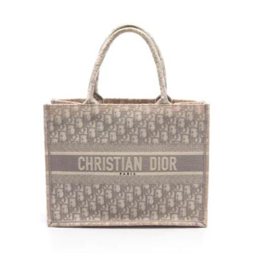 Dior Vintage Pre-owned Canvas handvskor Beige, Dam