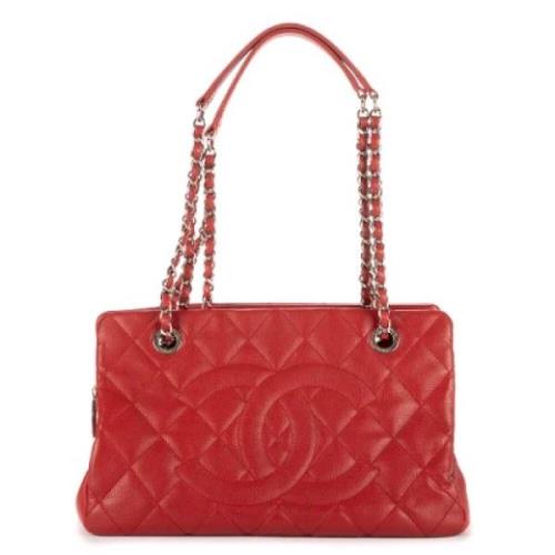 Chanel Vintage Pre-owned Laeder chanel-vskor Red, Dam