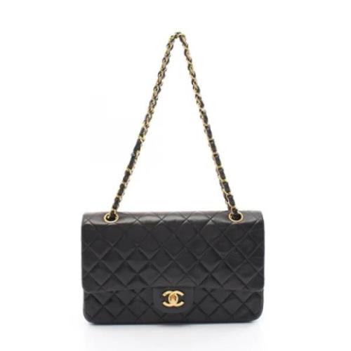 Chanel Vintage Pre-owned Laeder axelremsvskor Black, Dam