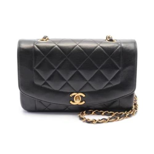 Chanel Vintage Pre-owned Laeder axelremsvskor Black, Dam