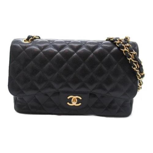 Chanel Vintage Pre-owned Laeder axelremsvskor Black, Dam