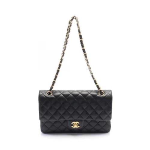 Chanel Vintage Pre-owned Laeder axelremsvskor Black, Dam