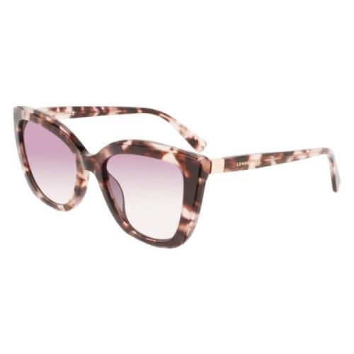 Longchamp Rosa Acetat Dam Solglasögon Multicolor, Dam