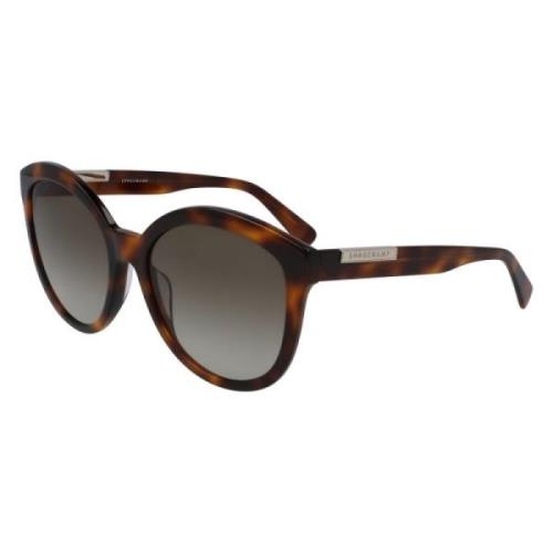 Longchamp Brun Acetat Dam Solglasögon Brown, Dam