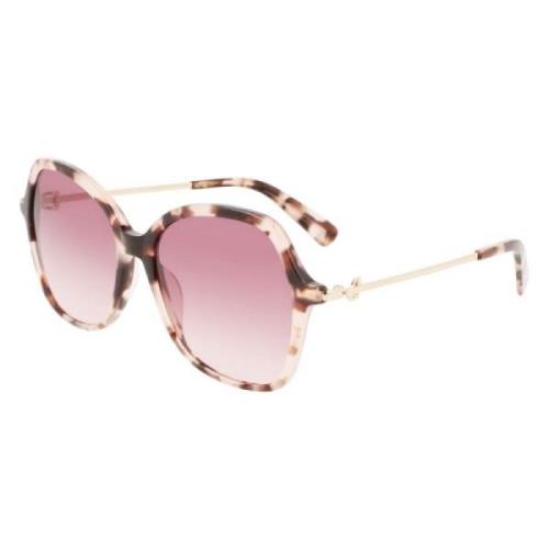 Longchamp Rosa Acetat Dam Solglasögon Multicolor, Dam