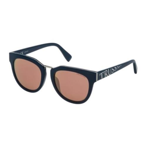 Trussardi Grön Acetat Dam Solglasögon Blue, Dam