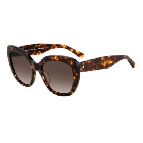 Kate Spade Brun Acetat Dam Solglasögon Brown, Dam