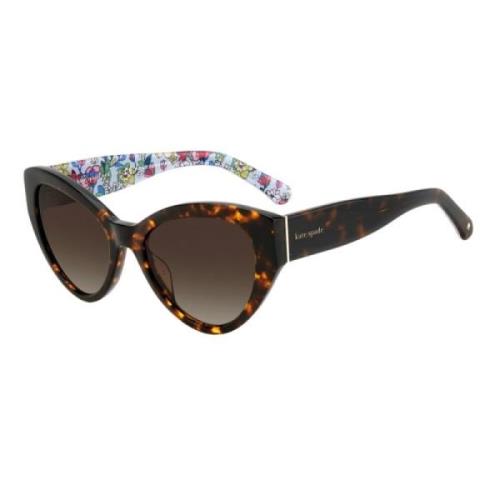 Kate Spade Brun Acetat Dam Solglasögon Brown, Dam