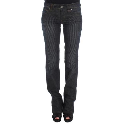 John Galliano Bootcut Jeans Blue, Dam