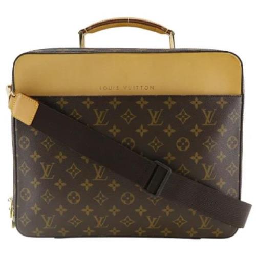 Louis Vuitton Vintage Pre-owned Tyg handvskor Brown, Herr