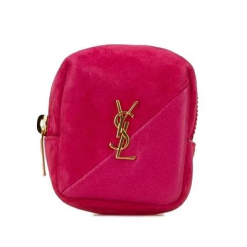 Yves Saint Laurent Vintage Pre-owned Laeder plnbcker Pink, Dam