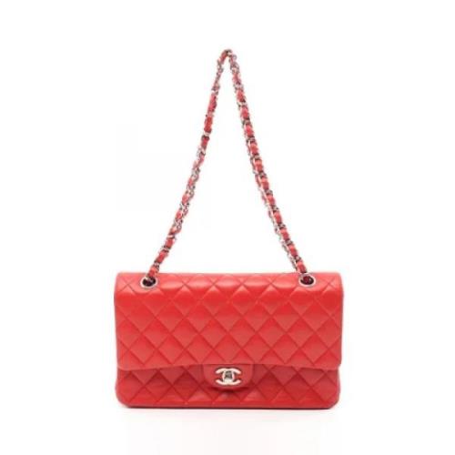 Chanel Vintage Pre-owned Laeder axelremsvskor Red, Dam