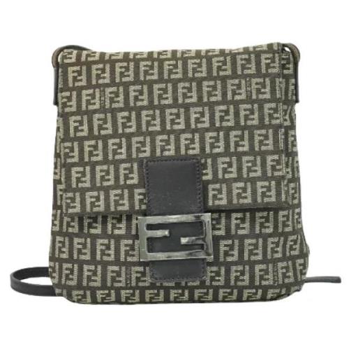 Fendi Vintage Pre-owned Canvas fendi-vskor Brown, Dam