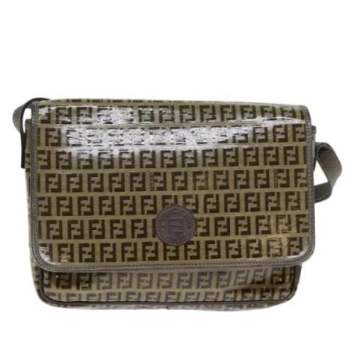 Fendi Vintage Pre-owned Canvas fendi-vskor Brown, Dam