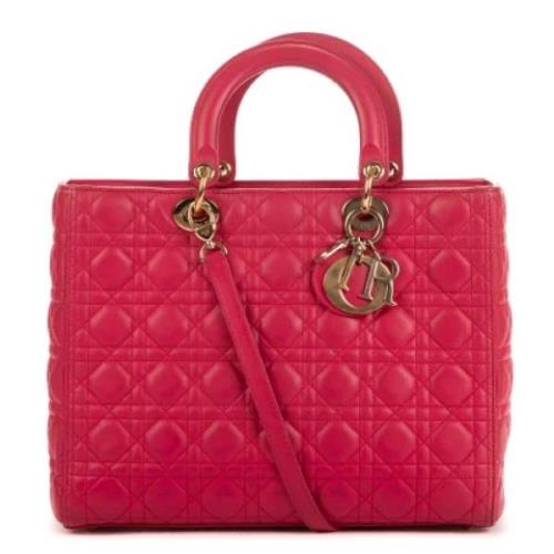 Dior Vintage Pre-owned Laeder handvskor Pink, Dam