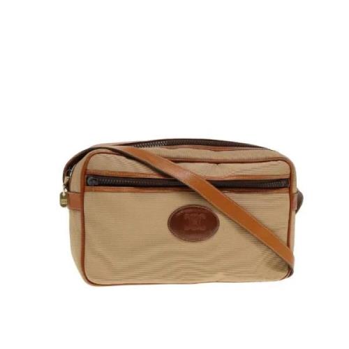 Celine Vintage Pre-owned Canvas celine-vskor Beige, Dam