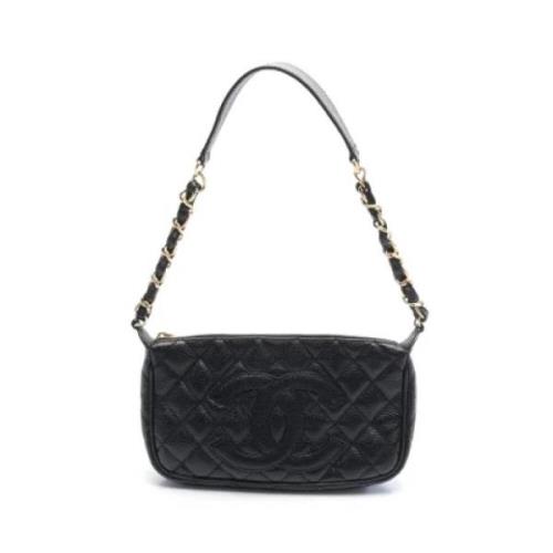 Chanel Vintage Pre-owned Tyg chanel-vskor Black, Dam