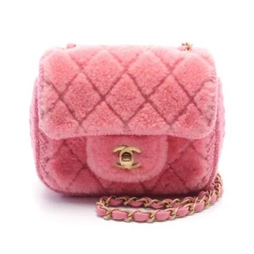 Chanel Vintage Pre-owned Tyg chanel-vskor Pink, Dam