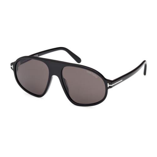 Tom Ford Svarta solglasögon Ft1178 Erol 01A Black, Herr