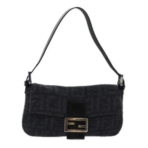 Fendi Vintage Pre-owned Canvas fendi-vskor Black, Dam