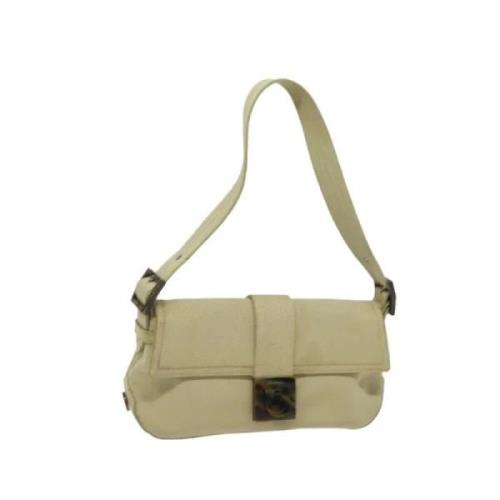 Salvatore Ferragamo Pre-owned Pre-owned Canvas axelremsvskor Beige, Da...