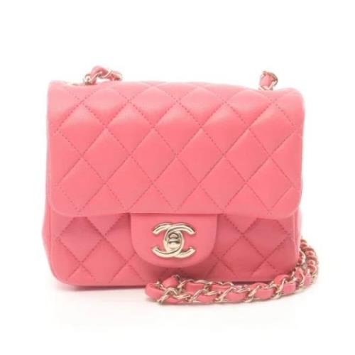 Chanel Vintage Pre-owned Laeder chanel-vskor Pink, Dam