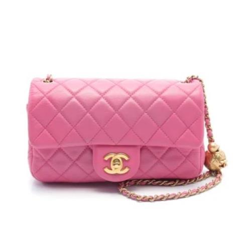 Chanel Vintage Pre-owned Laeder chanel-vskor Pink, Dam