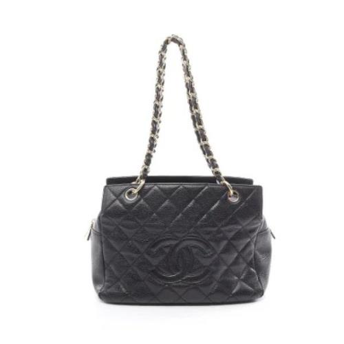 Chanel Vintage Pre-owned Tyg chanel-vskor Black, Dam