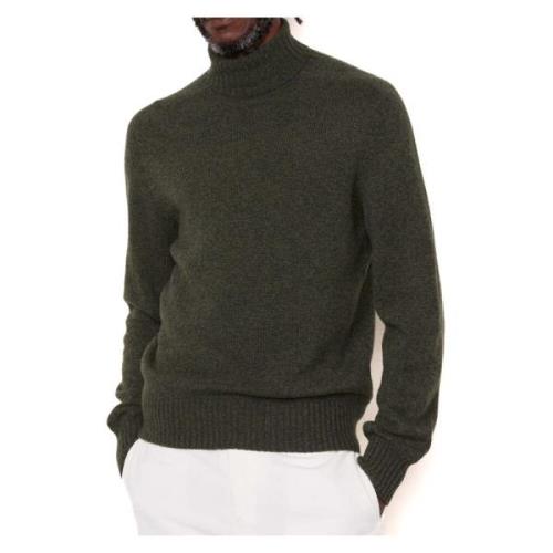 Officine Générale Grön ull turtleneck tröja Green, Herr