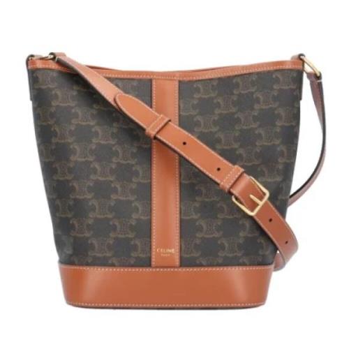 Celine Vintage Pre-owned Tyg celine-vskor Brown, Dam