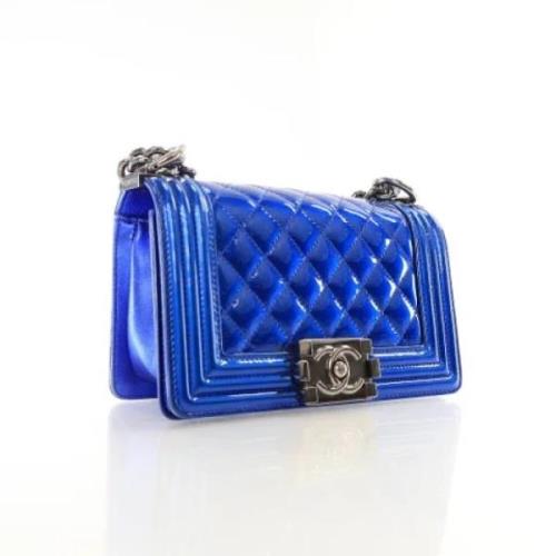 Chanel Vintage Pre-owned Laeder chanel-vskor Blue, Dam