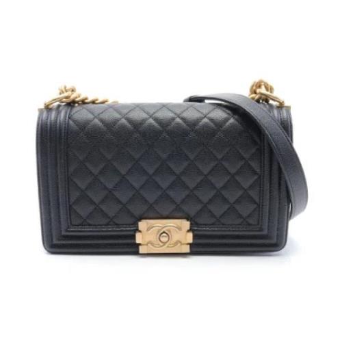 Chanel Vintage Pre-owned Tyg chanel-vskor Black, Dam