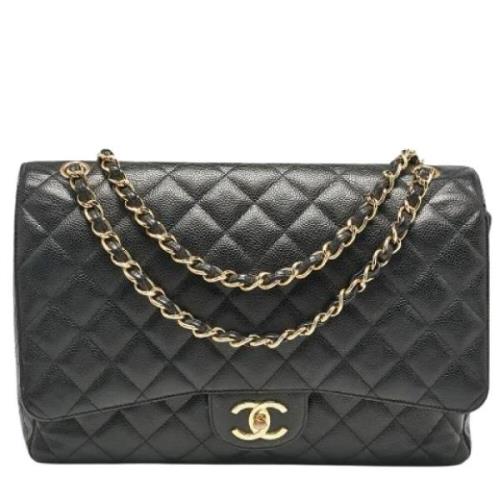 Chanel Vintage Pre-owned Laeder chanel-vskor Black, Dam