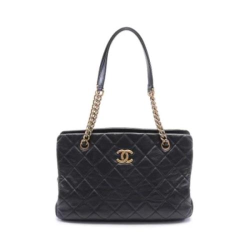 Chanel Vintage Pre-owned Laeder chanel-vskor Black, Dam