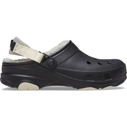 Crocs All-Terrain Träsko med Mjukt Pälsfoder Black, Unisex