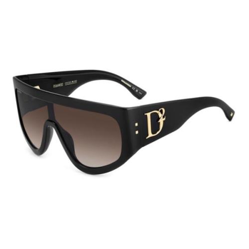 Dsquared2 Svart/Brun Solglasögon Black, Dam