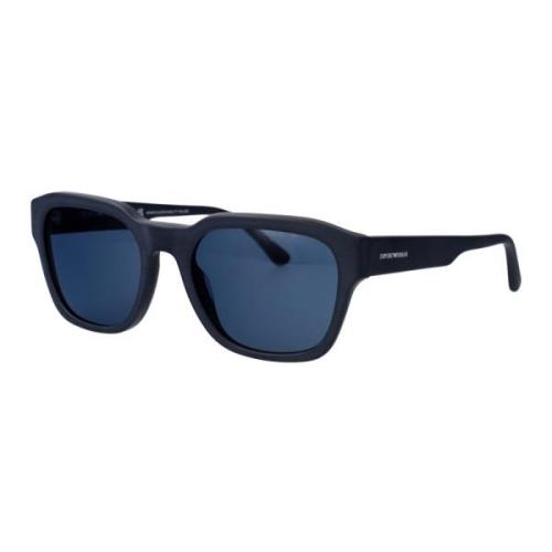 Emporio Armani Stiliga solglasögon med modell 0Ea4175 Blue, Herr