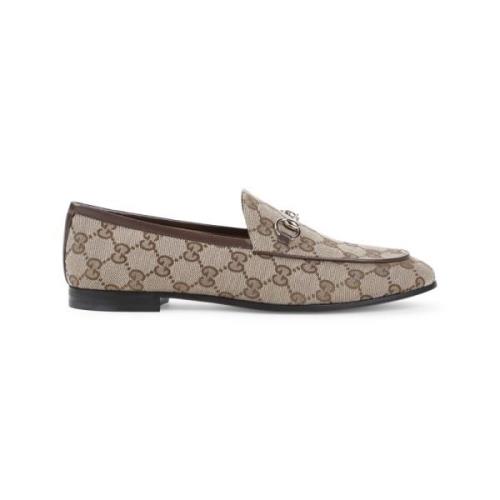 Gucci Beige Loafer Skor Elegant Stil Beige, Dam