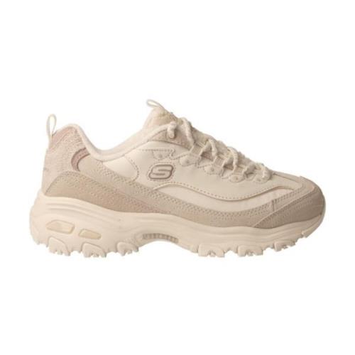 Skechers Vita och sand moderna dam sneakers Beige, Dam