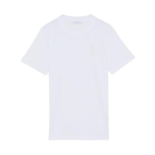 Patrizia Pepe Patch Fly T-Shirt Art. 2M4381J159 White, Dam