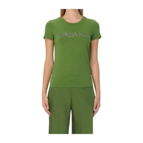 Patrizia Pepe Essentiell T-shirt Cm1419J013 Green, Dam