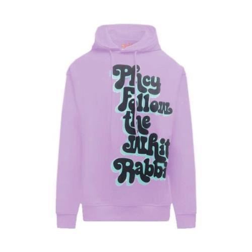 Pharmacy Industry Grafisk Tryck Hoodie för Män Purple, Herr