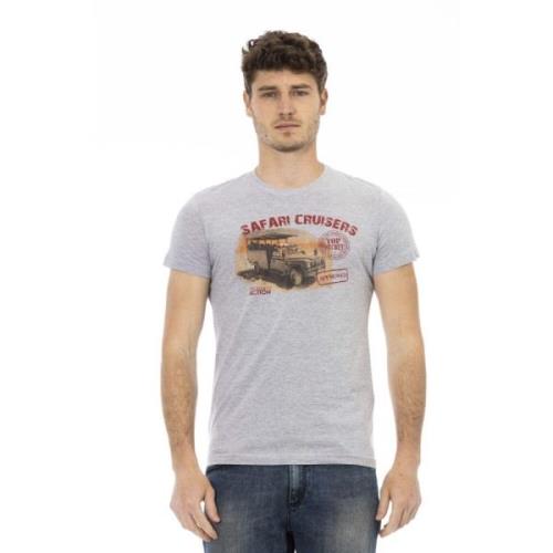 Trussardi Casual kortärmad rund hals T-shirt Gray, Herr