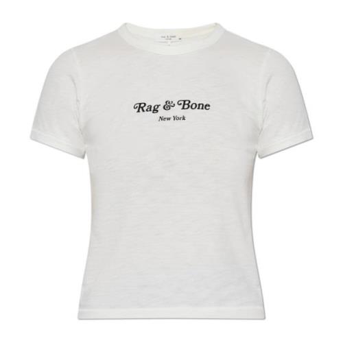 Rag & Bone Top Skrypt White, Dam