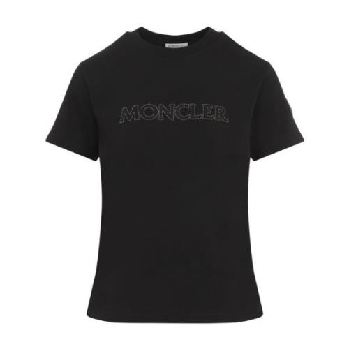 Moncler Snygg Svart Dam T-shirt Black, Dam