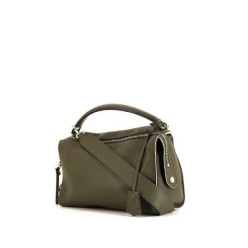 Fendi Vintage Pre-owned Laeder handvskor Green, Dam