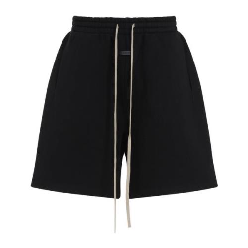 Fear Of God Svarta Bomullsshorts Modern Stil Black, Herr