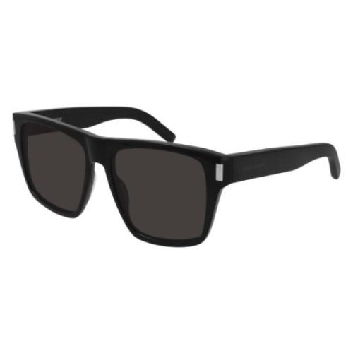 Saint Laurent Elegant Läder Axelväska Black, Unisex